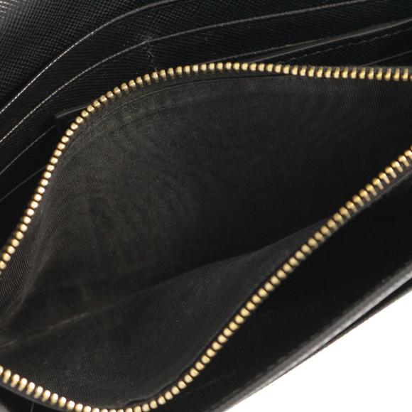 Prada long wallet pass case Black Nero Black - Picture 9 of 10